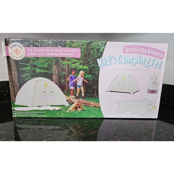 Firefly Outdoor Gear Sparkle The Unicorn Kids NWT3 Piece Camping Set NWT - Picture 2 of 10